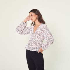 EXIT - Blusa Adona Print Mujer