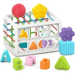 HUANGER - CUBO ABC CON ENCAJE PARA BEBES