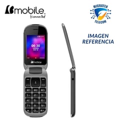 BMOBILE - TELEFONO MOVIL C228 2G 24 Dual SIM Radio FM - Color Gris