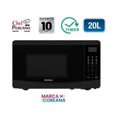 WINIA - HORNO MICROONDAS 20L WMN-20WCB NEGRO