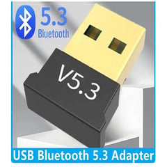 GENERICO - Adaptador USB Dongle Bluetooth 5.3 Receptor Transmisor