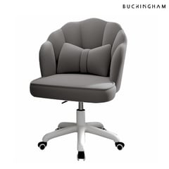 BUCKINGHAM - Silla Giratoria de Escritorio Oficina Q1 Gris Oscuro