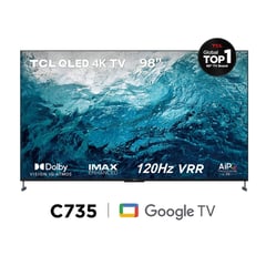 TCL - Televisor 98 QLED 4K SMART TV 98C735 - Google Tv