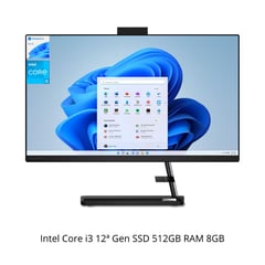 All in One IdeaCentre AIO 23.8 IPS FHD Core i3 12ª 512GB SSD 8GB W11Home