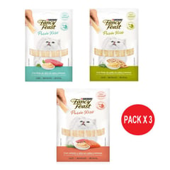 PURINA - Fancy Feast Purée Kiss Pack x 3