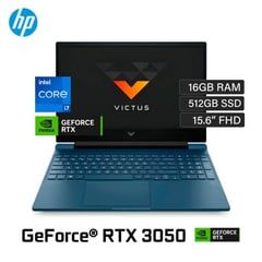 Laptop Gamer Victus 15-FA0007LA 15.6” FHD 144Hz Intel I7-12650H 16GB 512GB SSD RTX-3050 Windows 11