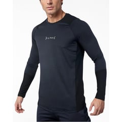 ALPHA FIT - Polo Deportivo Hombre Compresion - Ropa deportiva hombre - Ropa gym