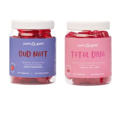 YUMI GUMI - Pack Gud Nait + Total Diva Gomitas 90 Und