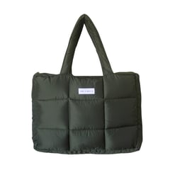 ESME & ODRILIA - Tote Bag Puffer Verde Militar