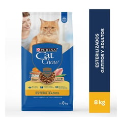 CAT CHOW - Adultos Esterilizados 8 kg