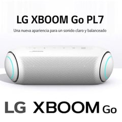 LG - Parlante inalámbrico Bluetooth Xboom Go PL7 Blanco