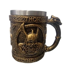 GENERICO - TAZA PARA CERVEZA/CAFE THOR NORDICO DIOS DE TRUENO