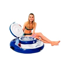 INTEX - Porta Vasos Inflable para la Piscina y Playa