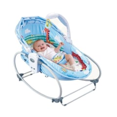 IDEAL - Mecedora para bebé Versatile Musical 6 en 1 Color Azul