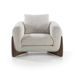 CENTRAL DECCO - SILLON AURORA BLANCO NORDICO