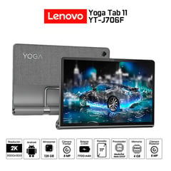 LENOVO - Tablet Yoga Tab 11 YT-J706F 4Gb /128Gb /Android 11/ Pantalla 2k