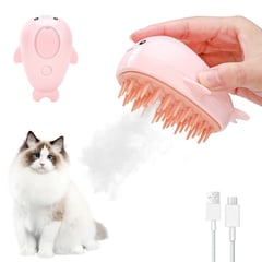 GENERICO - Cepillo de Vapor para Gatos, 3 en 1, Recargable