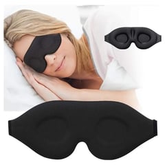 GENERICO - Antifaz 3D +Tapones para Dormir Ajustable Unisex