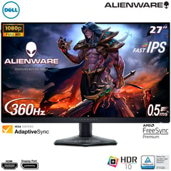 ALIENWARE - Monitor AW2724HF 27 Fast IPS, 360hz, 0.5MS, FreeSync Premium