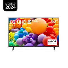 LG - Televisor 43 Pulg. LED Smart TV UHD 4K con Thinq AI 43UT7300PSA