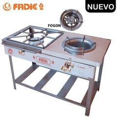 FADIC - Cocina Semi Industrial 1 Fogón 1 Hornilla FCH1- 02 N°7