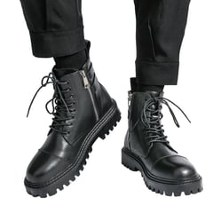 BLWOENS - Botas para Hombre-Negro