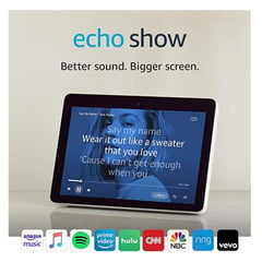 GENERICO - Echo Show Pantalla Vibrante HD de 10.1 Mas Enchufe Inteligente