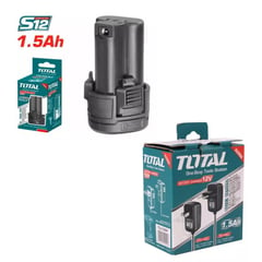 TOTAL TOOLS - Kit 2 Pzs Batería Litio + Cargador 12v S12 Total