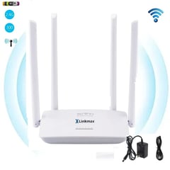 GENERICO - Amplificador Repetidor de Wifi Internet 300Mbps Router 4 Puertos LAN