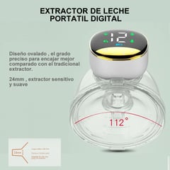 GENERICO - Extractor de leche materna eléctrico portátil Digital
