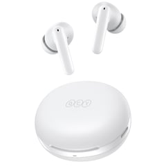 QCY - Audífonos Bluetooth T13 ANC2 Con Cancelación de Ruido 28dB Blanco