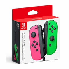 NINTENDO - CONTROL JOY-CON ROSADO NEON - VERDE NEON SWITCH