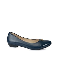 VIALE - Zapato Ballerina Casual ECO-2421 Azul Cuero