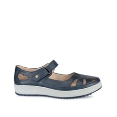 VIALE - Zapato Casual Mujer Cuero Azul