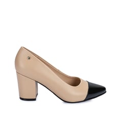 Piazza - Zapato Stiletto Casual Mujer Beigeneg