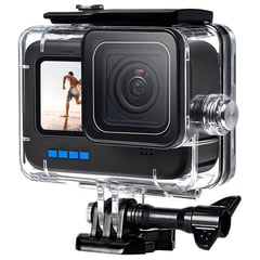 GENERICO - CARCASA PROTECTORA Y SUMERGIBLE GOPRO PARA HERO 9, 10, 11