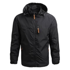 GENERAC - Chaqueta parka nieve parka impermeable cortaviento hombre-negro