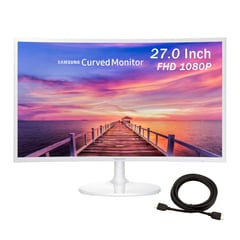 SAMSUNG - Monitor LC27F391FHNXZA 27″ VA Curvo 1920×1080 FHD VGA HDMI