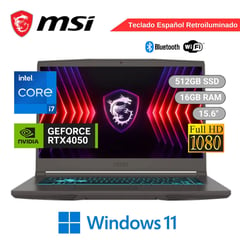 Laptop Thin 15 B12VE-1497PE Intel Corei7-12650H 16GB RAM 512GB SSD 15.6 FHD NVIDIA RTX4050-6GB