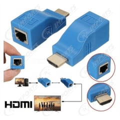 GENERICO - Convertidor Extensión HDMI con Cable de Red RJ45 Adaptador