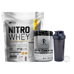 UNIVERSAL NUTRITION - Pack proteina Nitro Whey UN 3 kilos y creatina Kevin Levrone 300gr.