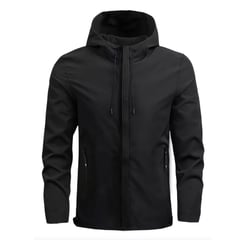 GENERICO - Casaca Cortavientos Windproof Technology Hombre-negro