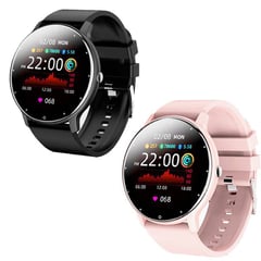 TOUMI - Set 2 De Watch Fit 2 Reloj inteligente Bluetooth SmartWatch