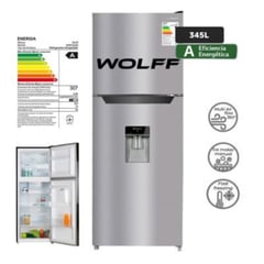 WOLFF - Refrigeradora No Frost WRF365D de 345 Litros