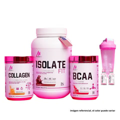 MSLAVA FIT - MISOLATE FIT 2.650 lb VAINILLA + COLLAGEN 500 GR MORA + BCAA 500 GR FRUITPUNCH