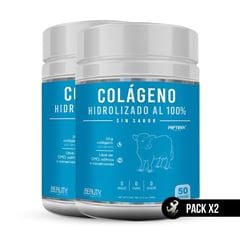 BEAUTY GLOW - Pack x 02 Colágeno Hidrolizado COLLVITA 500 gramos - Sin Sabor