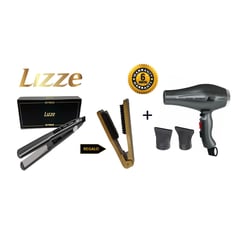 LIZZE - Pack Plancha Extreme + Secadora Extreme + Cepillo Alisador