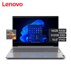 LENOVO - Laptop V15 G4 AMN Ryzen 5 7520U G4 RAM 16GB Disco 512GB SSD 15.6" FHD FreeDos