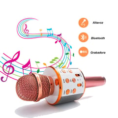 SASARU - Micrófono Karaoke Bluetooth Inalámbrico