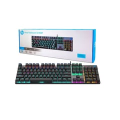 HP - Teclado GAMER mecánico GK400F - Plateado